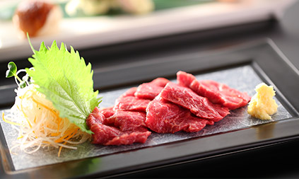 Special Order Menu : Horse meat sashimi